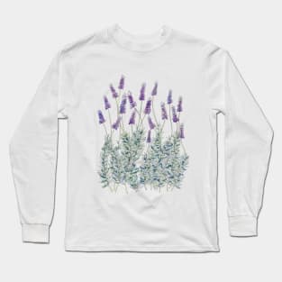 Lavender, Illustration Long Sleeve T-Shirt